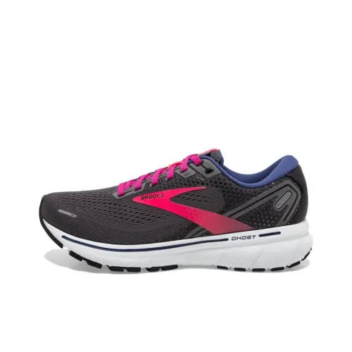 Brooks Ghost 14 Амортизация Износостойкие Низкие Кроссовки для Бега Женские Черные