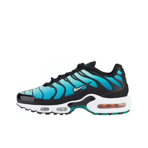 Nike Air Max Plus Амортизация Износостойкий Низкий Топ Беговые кроссовки Унисекс Синий Черный