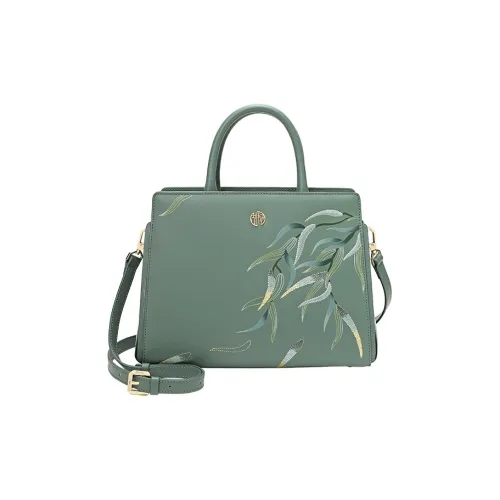 Ancient Yi Xi Коровья кожа Чонсам Сумка через плечо Сумка Женская Centennial Зеленая