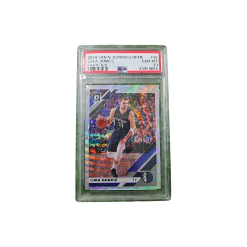 PANINI DONRUSS OPTIC 2019 Mavericks Luka Doncic Серебряный Ripple Holographic Card Рейтинг PSA 10 10 Сертифицированные Карты 1 Упаковка
