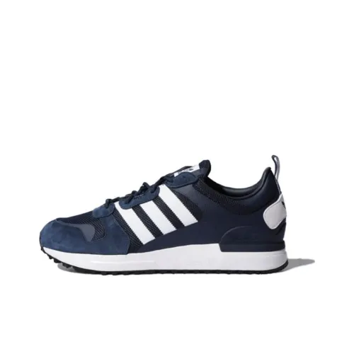 Adidas Originals ZX 700 HD Противоскользящий Низкий Топ Повседневная Обувь Унисекс Темно-синий Белый