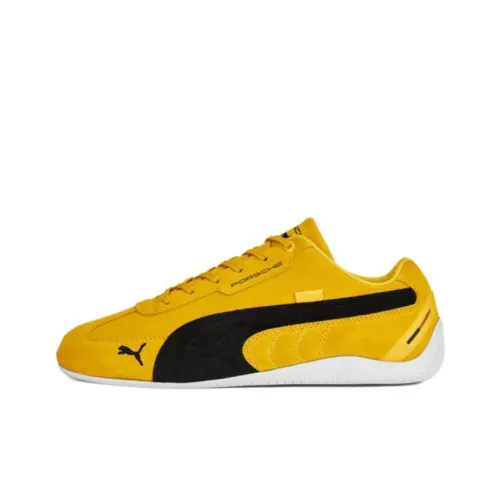 PUMA Porsche Low Топ Тренировочные Кроссовки Мужские Желто-черные