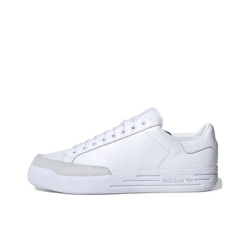 Adidas Originals Rod Laver Дышащие Низкие Кроссовки для Скейтбординга Унисекс Белые