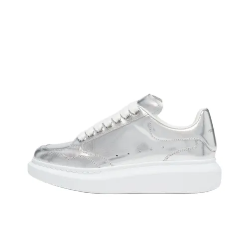 Alexander McQueen Oversized Sneaker Повседневная обувь Женская Серебряная