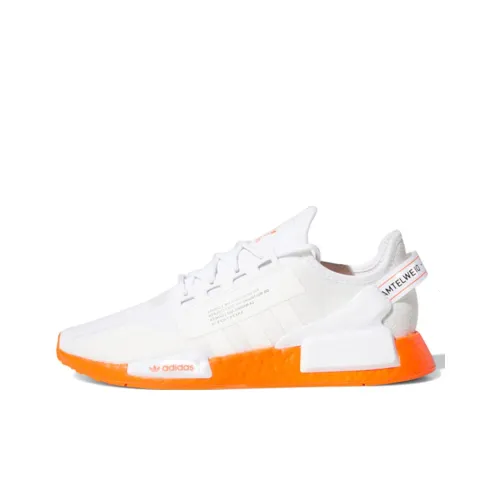 Adidas Originals NMD_R1 V2 Амортизация Низкий Топ Повседневная Обувь Мужская Белый Оранжевый