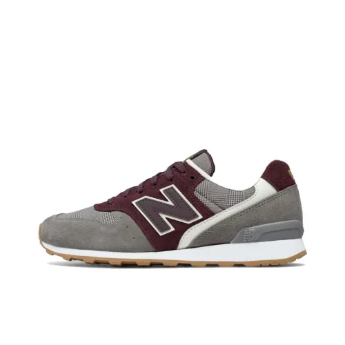 New Balance NB 696 Low Топ Беговые кроссовки Женские Серый Красный Многоцветный