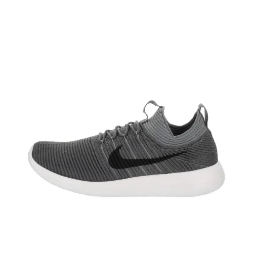 Nike Roshe Two Устойчивые к истиранию Низкие Беговые кроссовки Мужские Серые