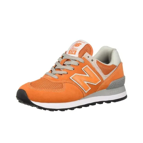 New Balance NB 574 Low Топ Беговые кроссовки Мужской Оранжевый