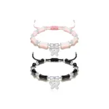 Чёрно-розовый, 1 пара