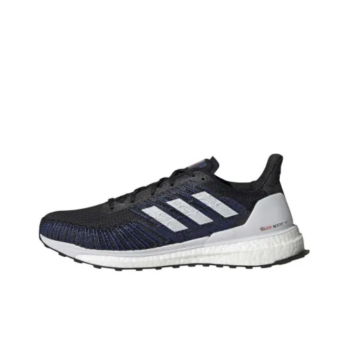 Adidas Solar Boost ST 19 Амортизирующие шоки Устойчивый к истиранию Низкий топ Беговые кроссовки Мужские Черный Синий