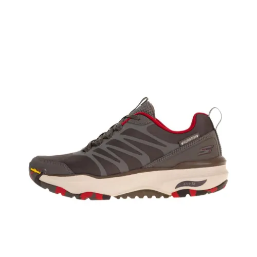 Skechers Go Walk Arch Fit Низкий Топ Повседневные Беговые Кроссовки Мужские Умбра Красный