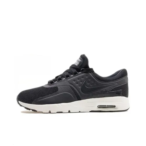 Nike Air Max ZERO Low Топ Кэжуал Женский Черный Серый