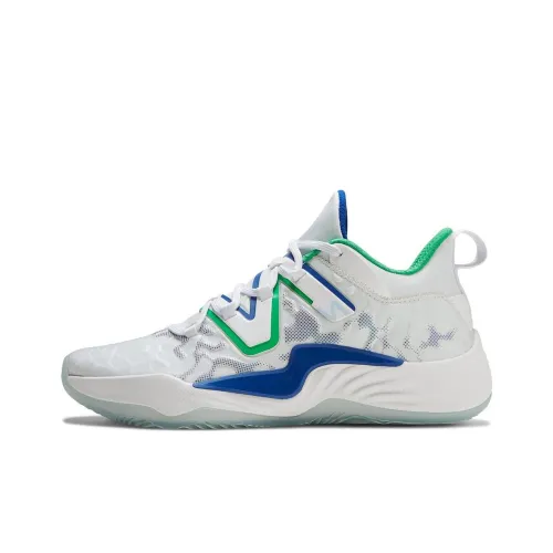 New Balance 2WXY V3 Low Топ Баскетбольные кроссовки Унисекс Белый синий зеленый