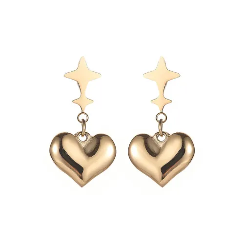 NATURALLYJOJO Серьги из титанового стального сплава женские золотые