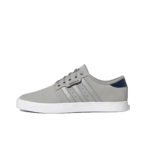 Adidas Originals Seeley Slip-Resistant Low Top Скейтборд Кроссовки Мужские Серый Синий