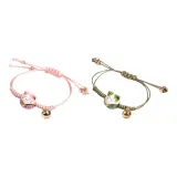 Милый браслет "Кошка" [Розовый + Зеленый]
