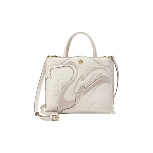 Ancient Yi Xi Сумка через плечо из коровьей кожи для повседневного использования сумка для мам элегантная белая