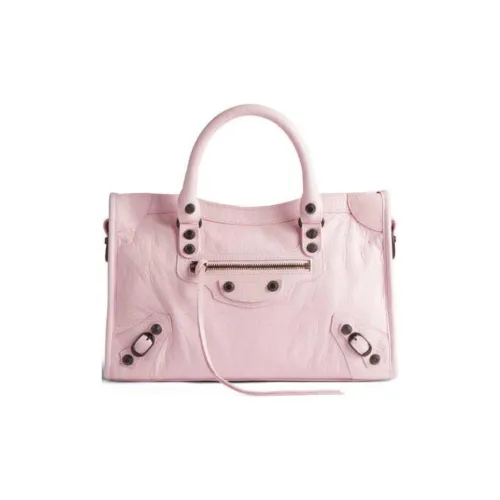 Balenciaga Lambskin Tote Bag Shopping Bag Shoulder Bag Crossbody Bag Small Women's Light Pink