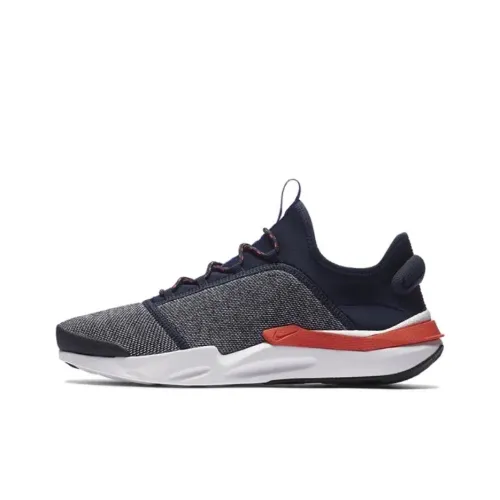 Nike Беговые кроссовки Низкие Топ Серо-синие Мужские