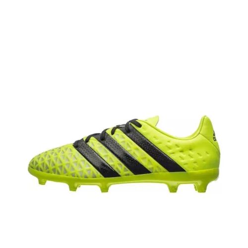 Adidas Ace FG Твердый Грунт Устойчивый к Износу Дышащие Футбольные Бутсы Унисекс Желтый Черный