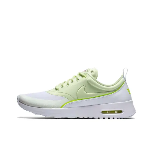 Nike Air Max THEA Дышащий Низкий Топ Беговые кроссовки Женские Белый Зеленый