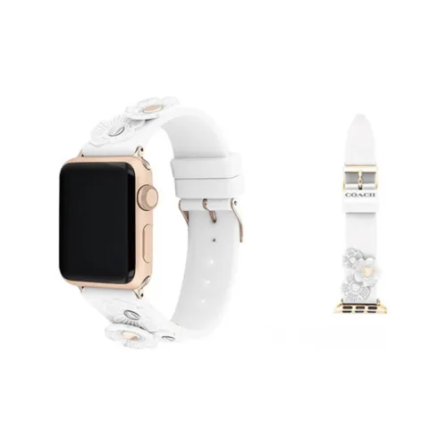 COACH Ремешок Apple Совместимость Силиконовый Материал 38 40 мм