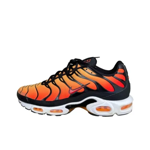 Nike Air Max Plus Амортизация Износостойкие Низкие Кроссовки для Бега Унисекс Желтые
