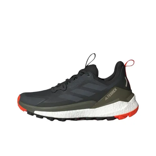 adidas Terrex FREE HIKER 2,0 Low Поход Амортизация Износостойкий Низкий Топ Уличная Обувь Мужская Черный Зеленый