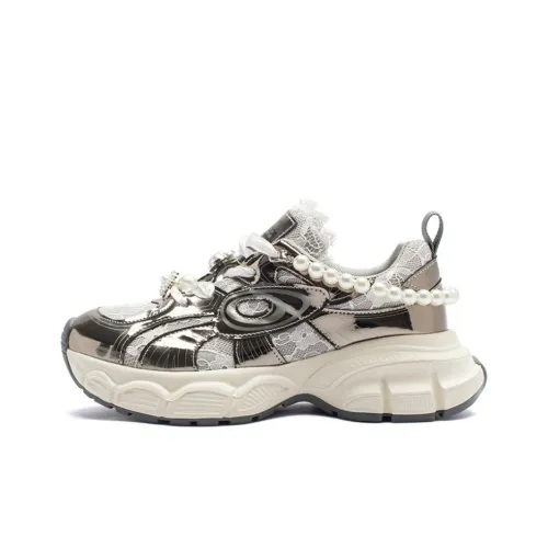 AGSDON Низкий топ обувь с толстой подошвой 4,5 см женская