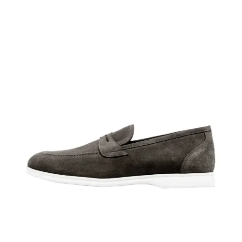 KITON Лоферы Темно-серый Мужской