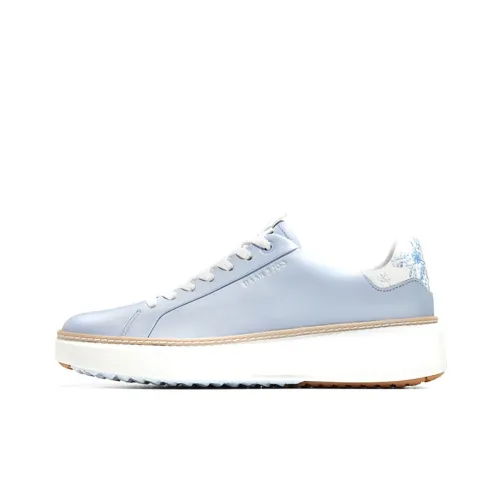COLE HAAN Скейтборд Кроссовки Низкие Топ Аква Синий Женские