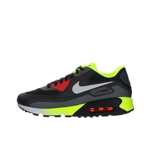 Nike Air Max LUNAR Амортизация Низкий Топ Беговые кроссовки Мужские Черный Зеленый