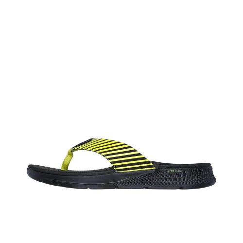 Skechers Go Consistent Sandal Шлепанцы Мужские Черные Желтые