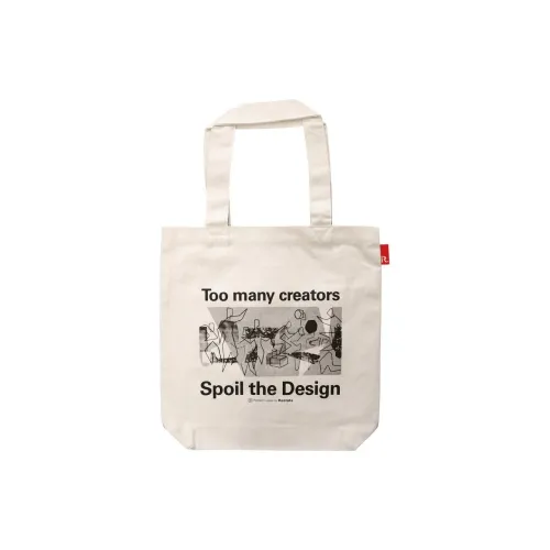 ROOTOTE Хлопковая сумка через плечо унисекс CREATORS бежевого цвета