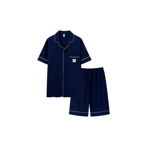 Empowering Words Пижамный комплект Мужской Клуазон Синий