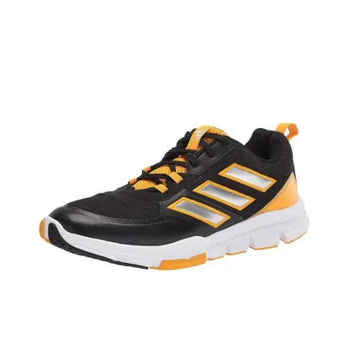 Adidas Speed Trainer 5 Slip-Resistant Abrasion-Resistant Low-Top Training Shoes Men's Black Yellow Adidas Speed Trainer 5 Противоскользящие Устойчивые к истиранию Низкие Кроссовки для тренировок Мужские Черные Желтые