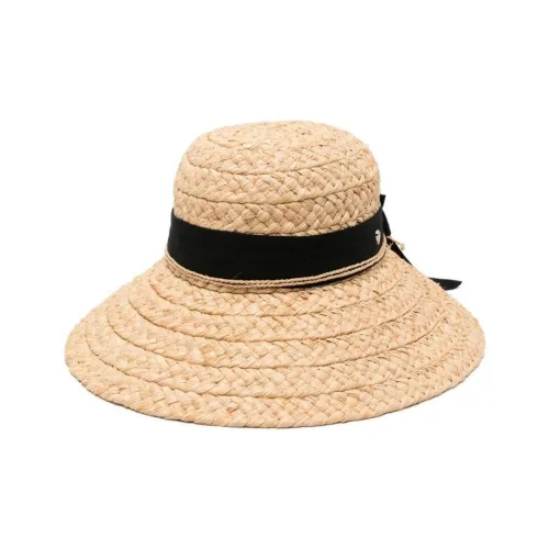 Helen Kaminski Рафия Хлопок Искусственный неопрен Соломенная шляпа Женская Коричневый
