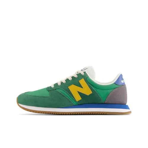 New Balance NB 420 Износостойкий Легкий Низкий Топ Беговые кроссовки Мужские Зеленый Желтый