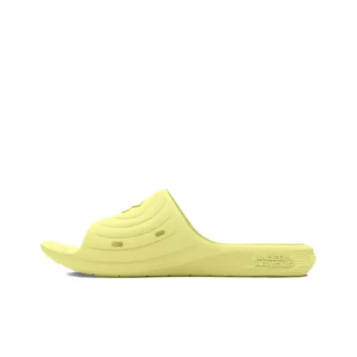 Under Armour Locker 4 Резиновая подошва Слипоны Мужской Желтый