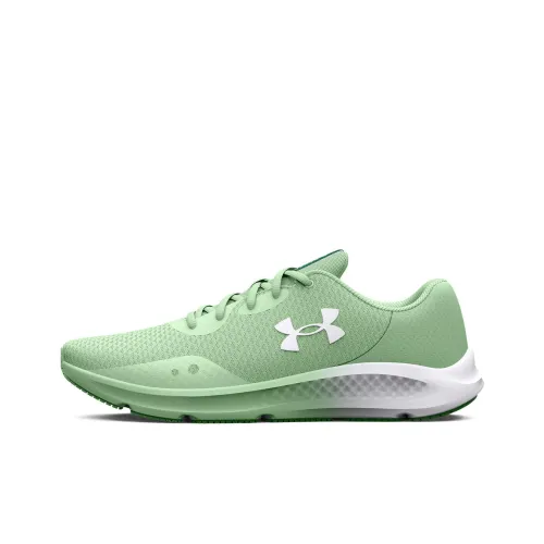 Under Armour Low Топ Беговые кроссовки Женские Зеленый Белый