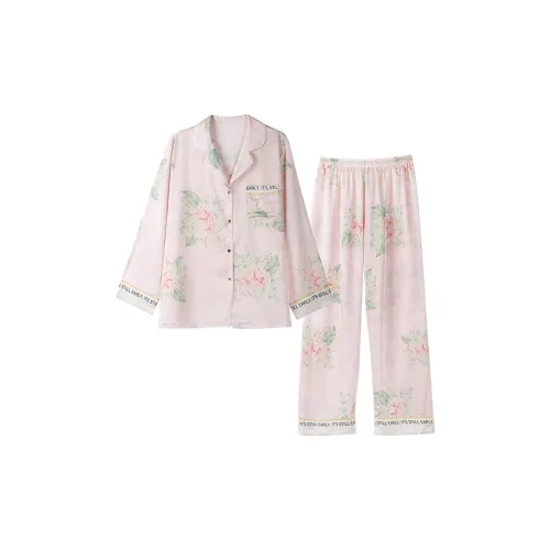 IIZZINI Сценарий Пижамный комплект Женский Светло-розовый