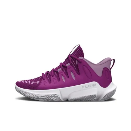 Under Armour Flow Breakthru Баскетбольные кроссовки MID Топ Фиолетовый Женские