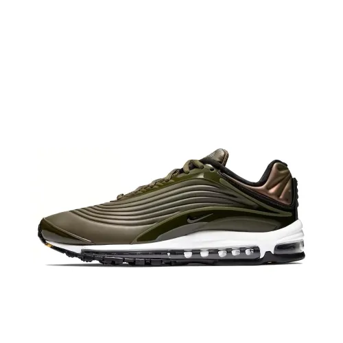 Nike Air Max DELUXE Амортизация Износостойкие Низкие Кроссовки для Бега Мужские Зеленые