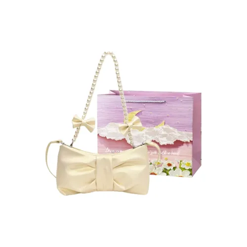 Bansusu ПУ (полиуретан) Сумка через плечо Бант Сумка Сумка через плечо Женская Белая Серебряная Черная Розовая