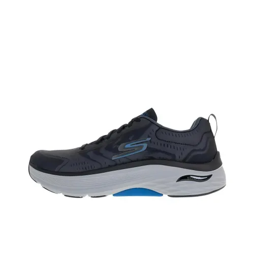 Skechers Max Cushioning Низкий Топ Беговые кроссовки Мужские Черные Синие