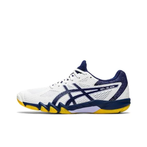 Asics Gel Blade 7 Low Top Беговые кроссовки Женские Белые Синие
