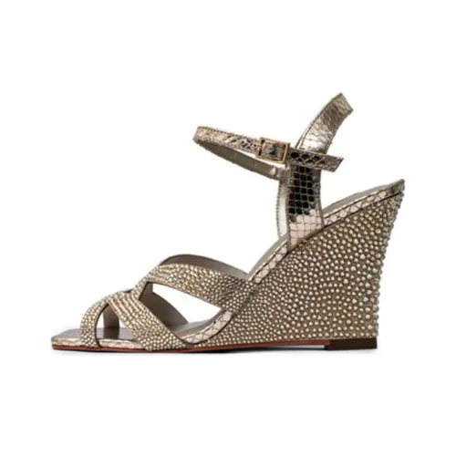 NICOLI Jaden One Ремешок Сандалии 9 см Женские Золотые