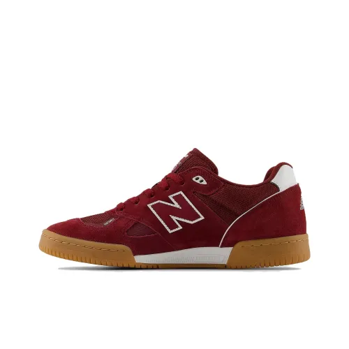 New Balance NB Numeric TOM KNOX 600 Low Топ Скейтборд Кроссовки Унисекс Темно-красный
