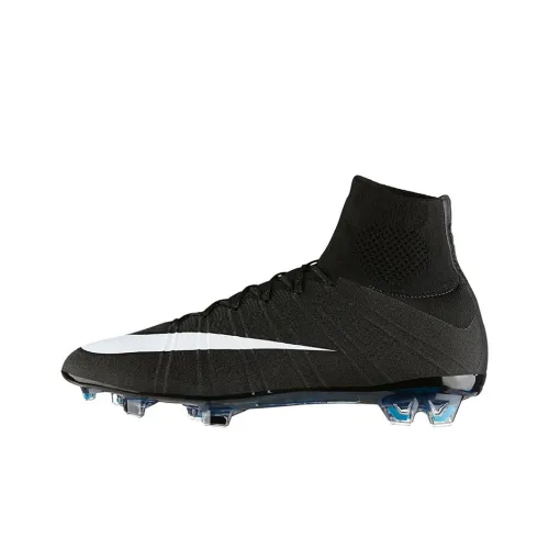 Nike Mercurial Superfly FG Твердый Грунт Амортизация Противоскользящие Устойчивые к Износу Футбольные Бутсы Мужские