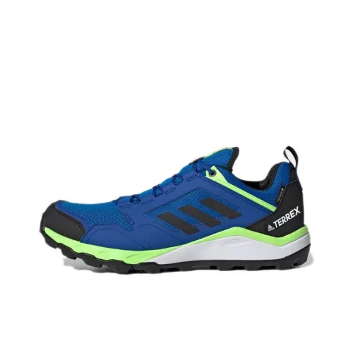 Adidas Terrex Agravic TR Gore Tex Trail Running Шокабойеры Противоскользящий Низкий Топ Походная обувь Мужской Синий